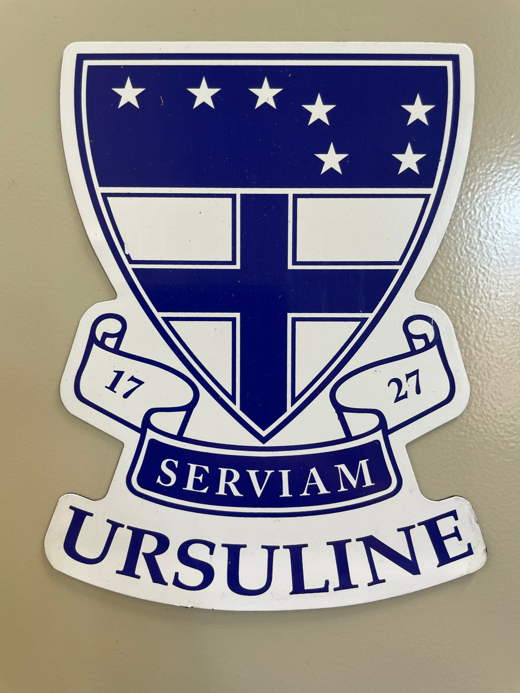 Serviam Shield Car Magnet - Small