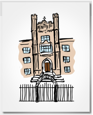 UA Campus Art Print x Sassy Banana Co