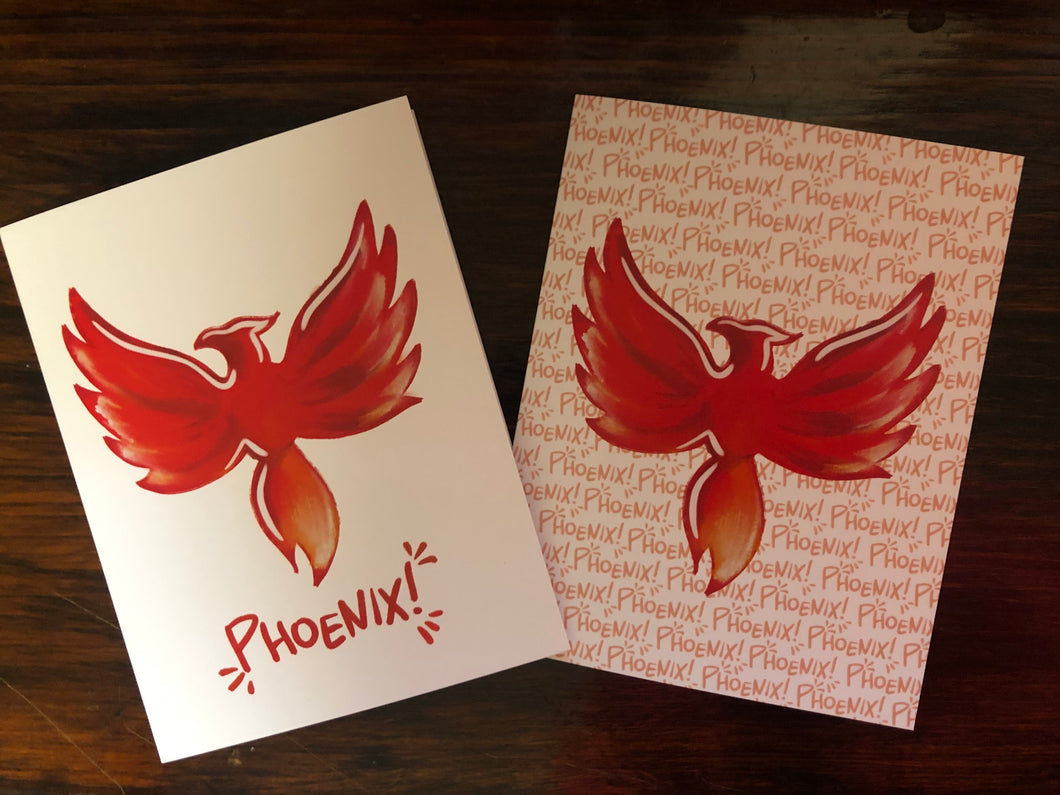 Phoenix 8 Pack of Notecards