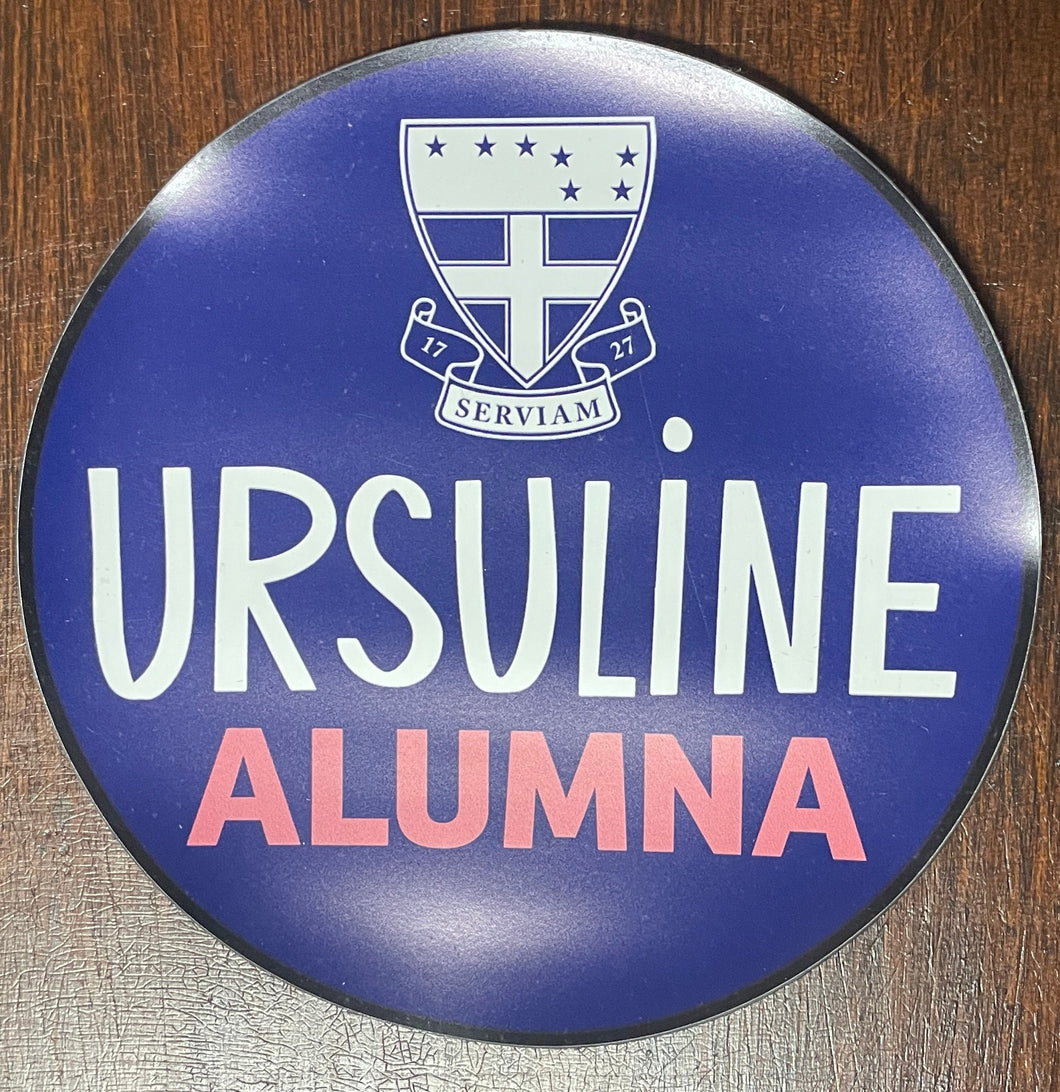 Alumna Round Magnet