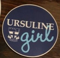 Ursuline Girl Laptop Sticker